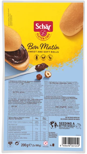 Bon Matin – bezlepkové sladké žemle