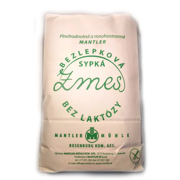 Bezlepková sypká zmes Mantler bez laktózy