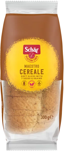 Maestro Cereale, chlieb bezgluténový viaczrnný krájaný